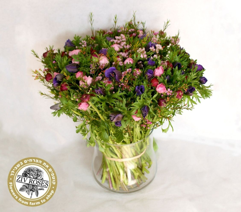 זר פרחי שדה רגעי קסם