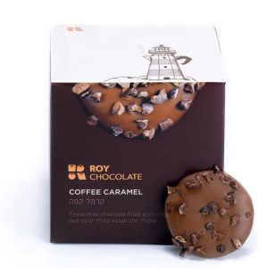 CHOCOLATE DREAMS קרמל קפה – 9 פרלינים עגולים של ROY